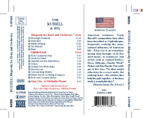 RUSSELL: Rhapsody for Horn and Orchestra / Middle Earth