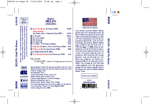 Helps: Shall We Dance / Piano Quartet / Postlude / Nocturne