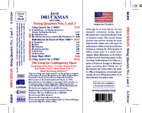 DRUCKMAN: String Quartets Nos. 2 and 3