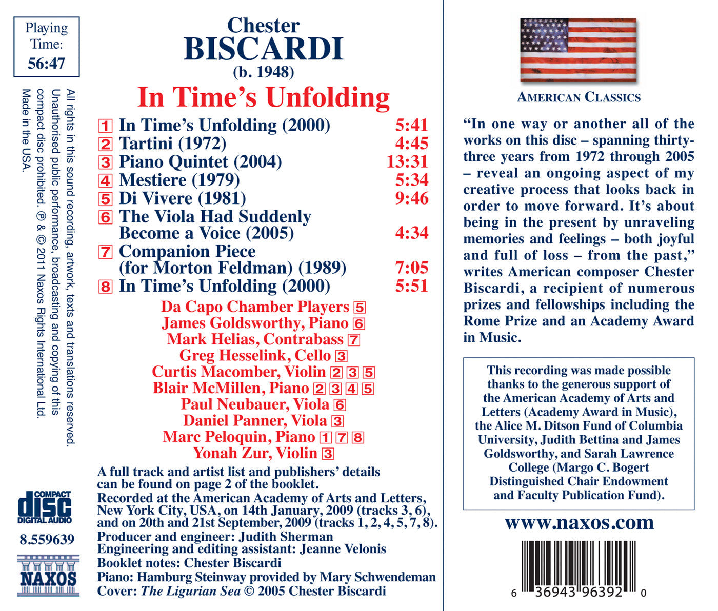 Biscardi: In Time's Unfolding