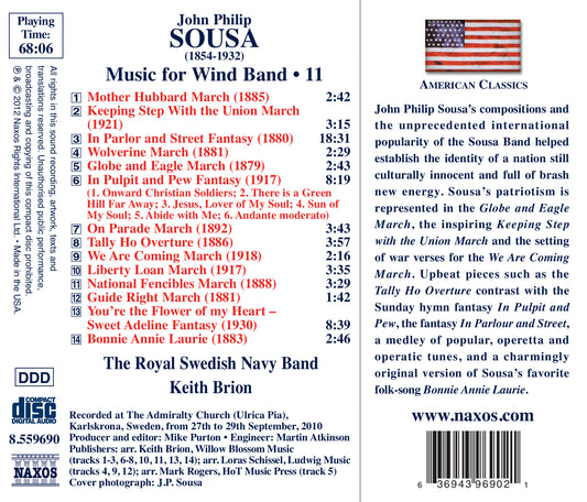 Sousa: Music For Wind Band, Vol. 11