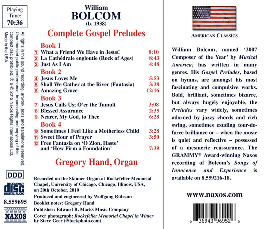 Bolcom: Complete Gospel Preludes