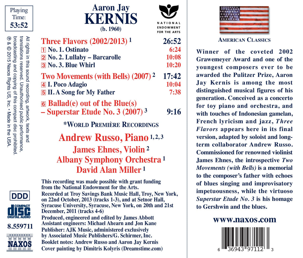 Kernis: 3 Flavors, 2 Movements (With Bells) & Superstar Etud