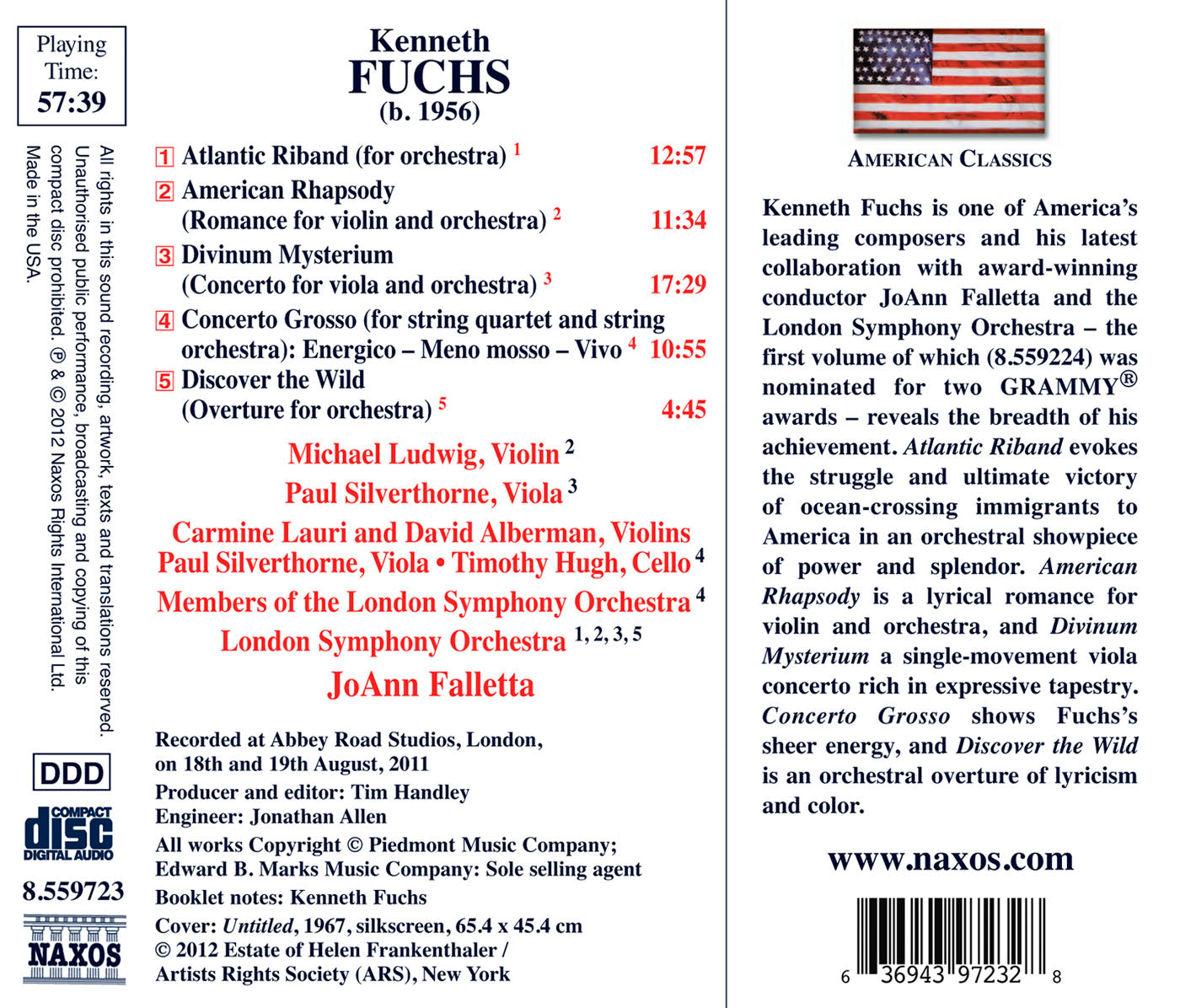 Fuchs: Atlantic Riband - American Rhapsody