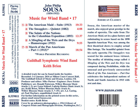Sousa: Music For Wind Band, Vol. 17