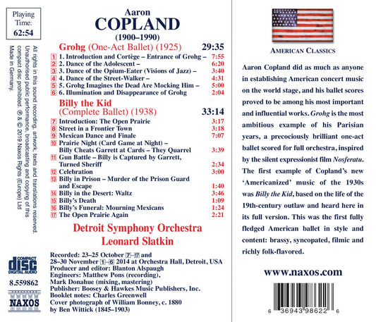 Copland: Grohg & Billy the Kid
