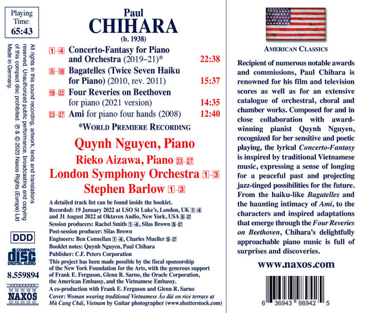 Chihara: Concerto-Fantasy for Piano & Orchestra