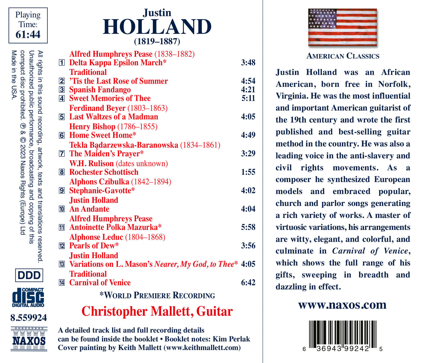 Holland: Guitar Works & Arrangements