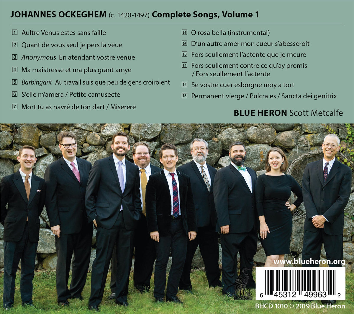 Ockeghem: Choral Works, Vol. 1