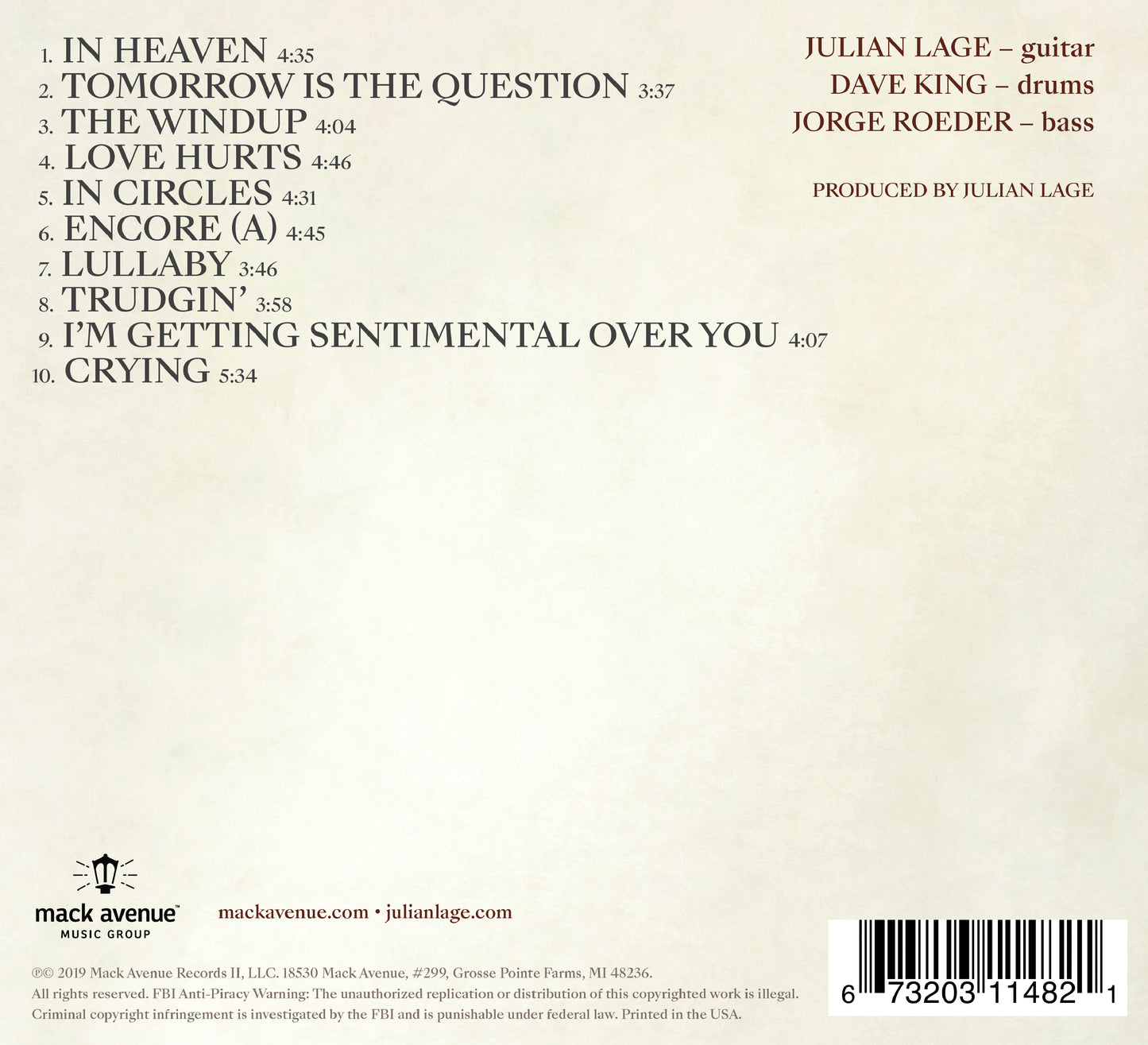 Love Hurts / Julian Lage