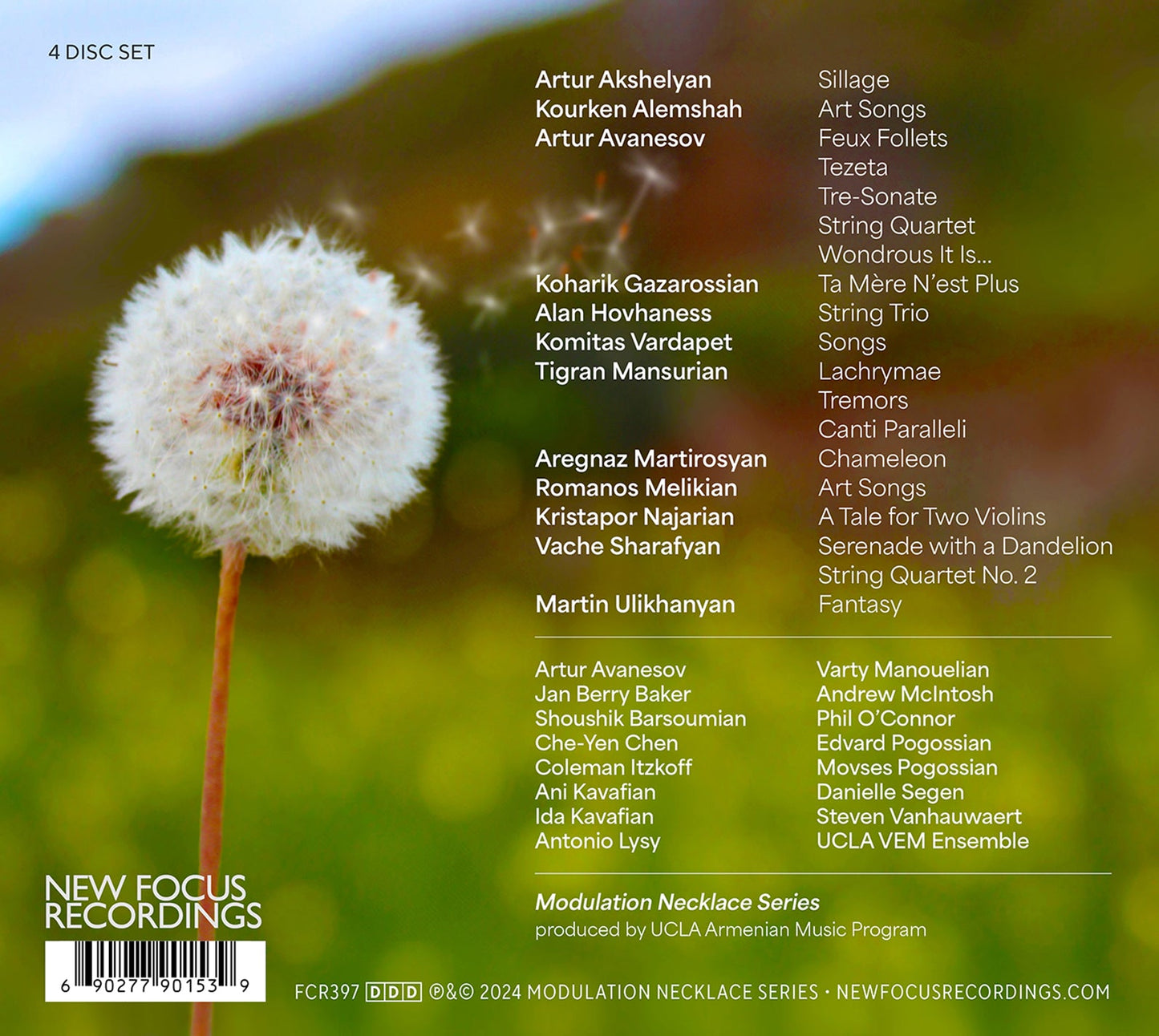 Serenade with a Dandelion: Armenian Chamber Music, Old and New