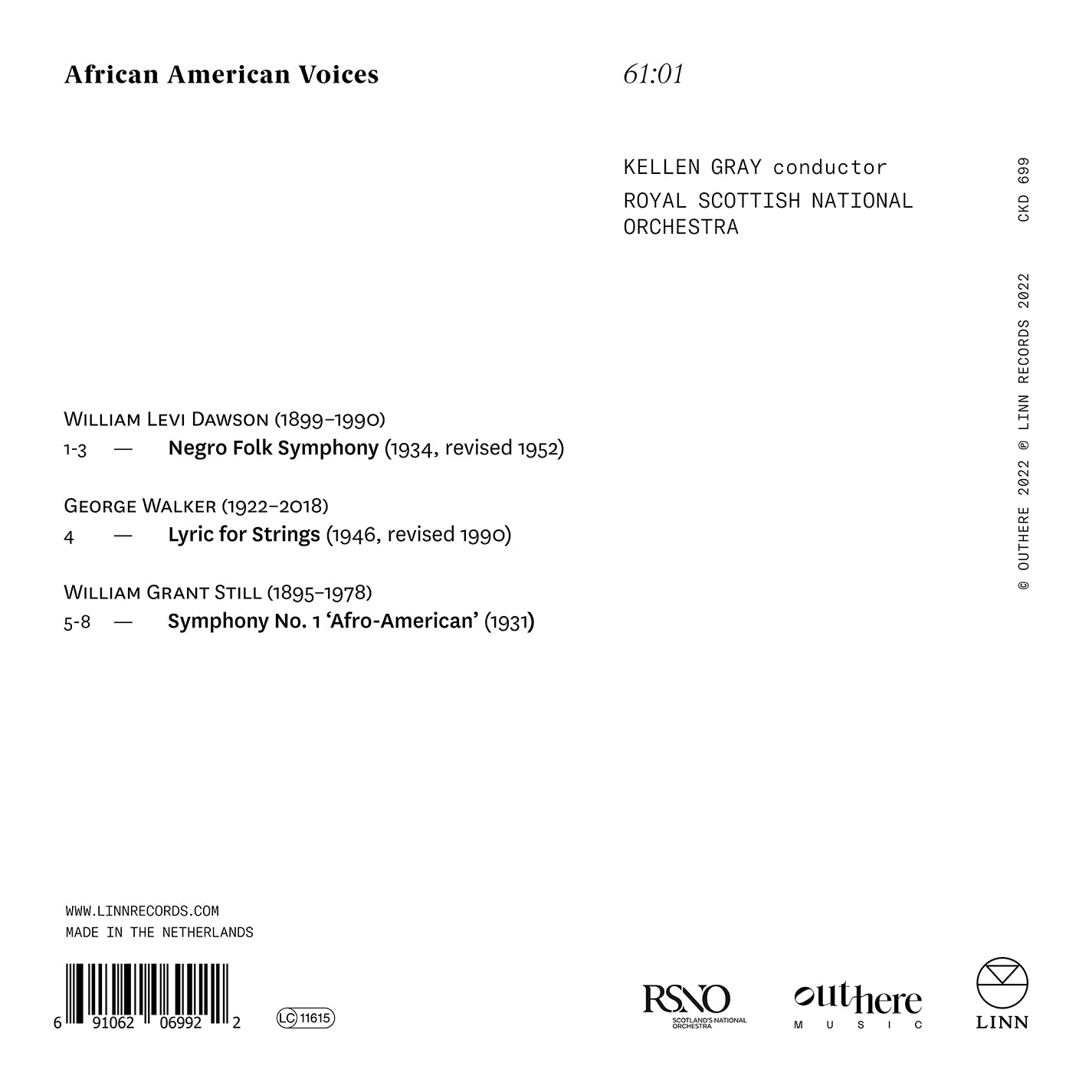 Dawson, Still & Walker: African American Voices