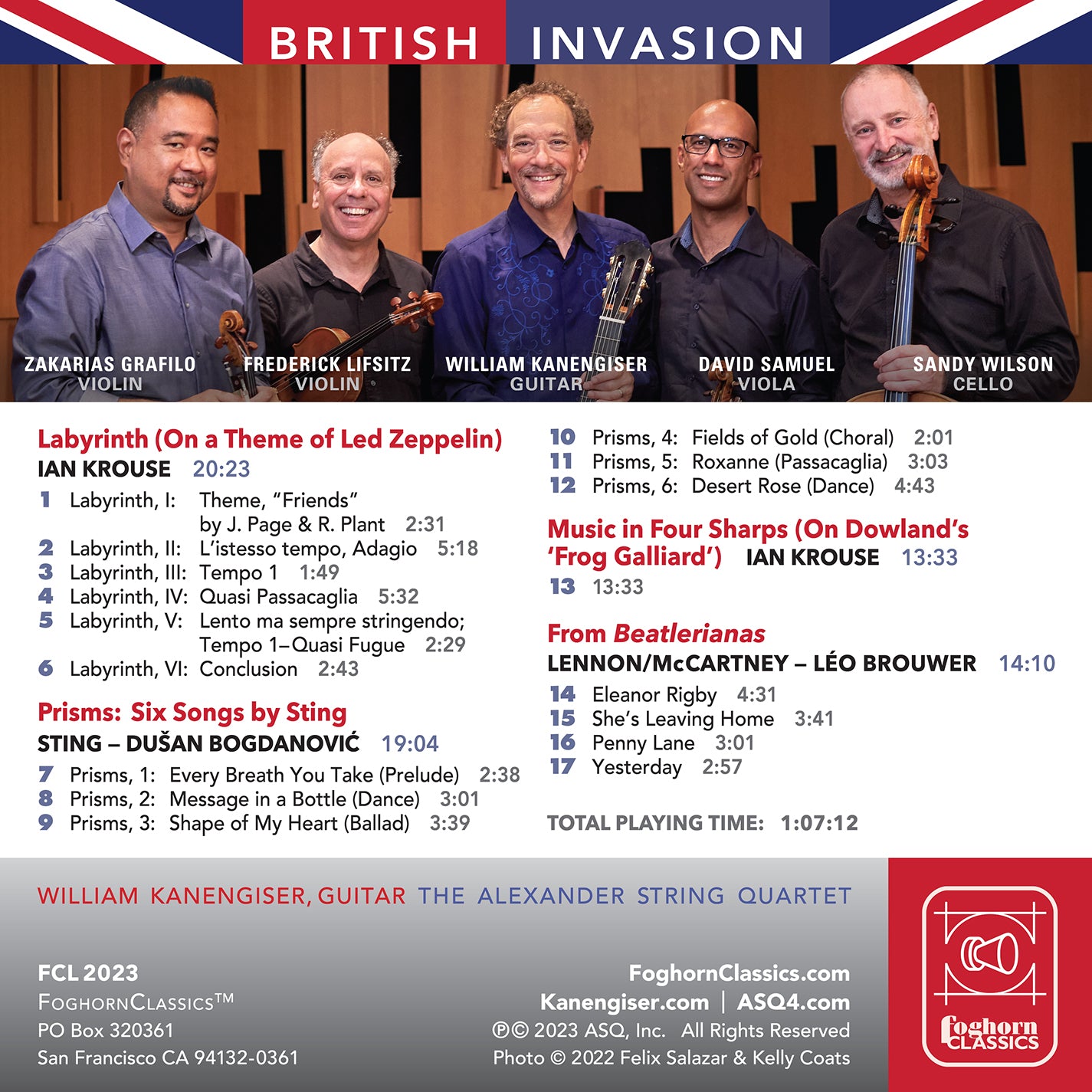Bogdanovic, Brouwer, Krouse, Lennon, Mccartney & Sting: Brit