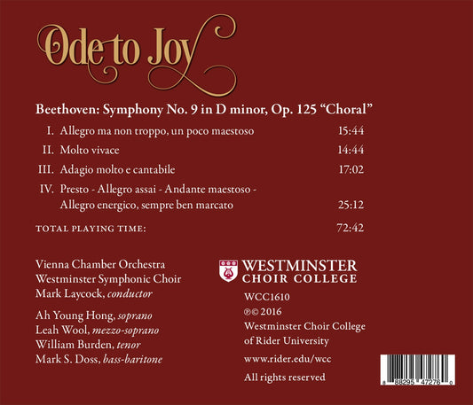Beethoven: Symphony No. 9 in D Minor, Op. 125 "Choral" (Live