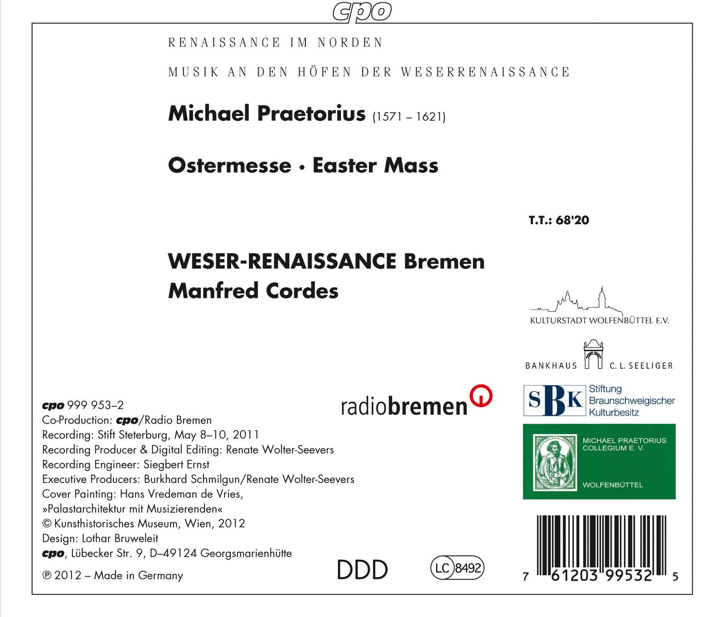 Praetorius: Easter Mass