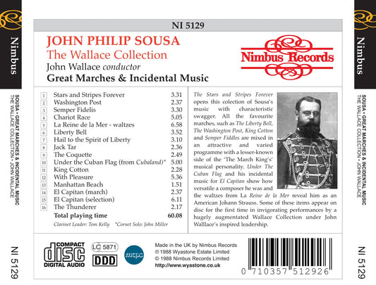 Wallace Collection: Great Marches And Incidental Music By Jo Wallace Collection, Wallace