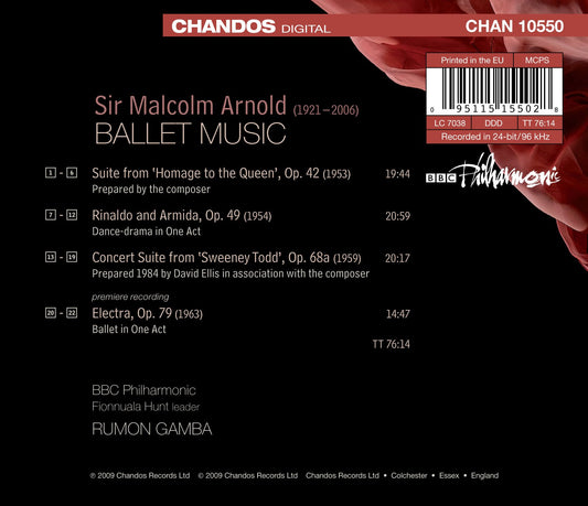 Arnold, M.: Ballet Music - Electra / Rinaldo and Armida / Ho