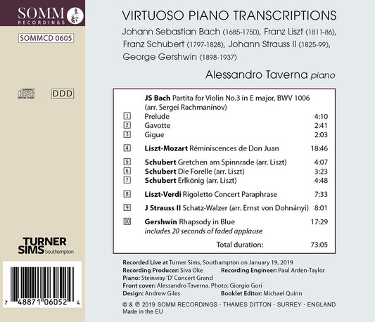 Virtuoso Piano Transcriptions