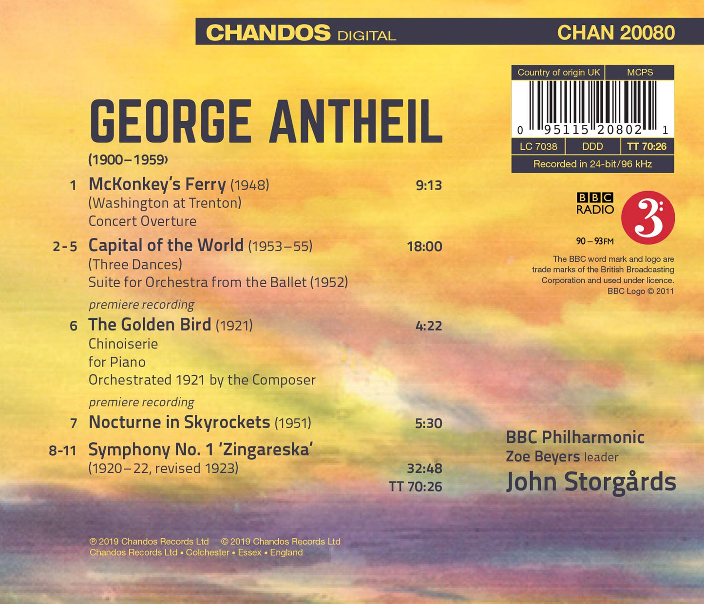 Antheil: Symphony No. 1
