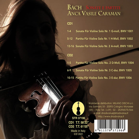 J.S. Bach: Sonatas and Partitas for Solo Violin, BWV 1001-10