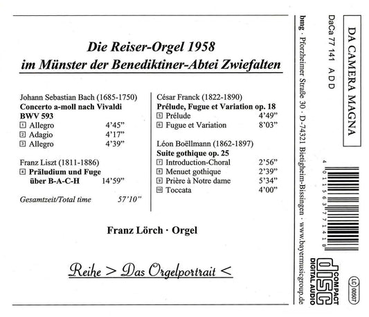 REISER-ORGAN 1958