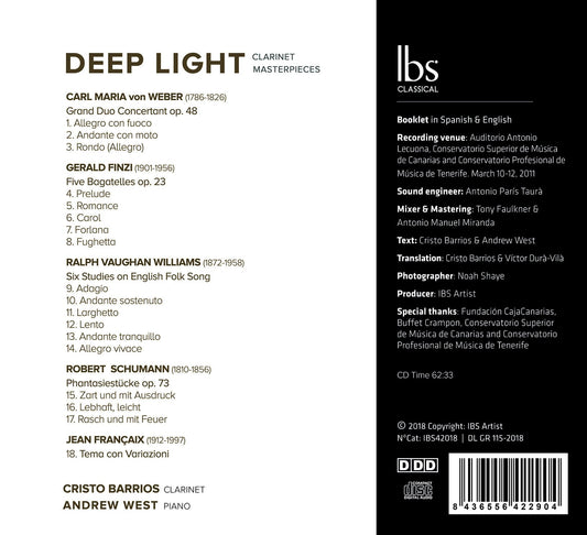 Deep Light: Clarinet Masterpieces