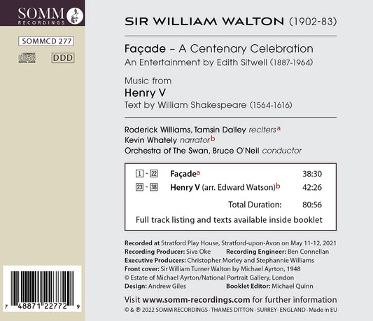 Walton: A Centenary Celebration - Facade, An Entertainment b