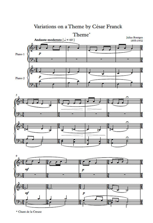 VARIATIONS ON A THEME FRANCK