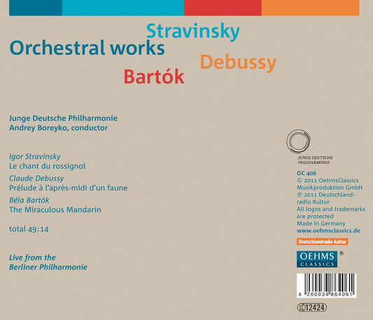 Stravinsky, Debussy & Bartók: Orchestral Works