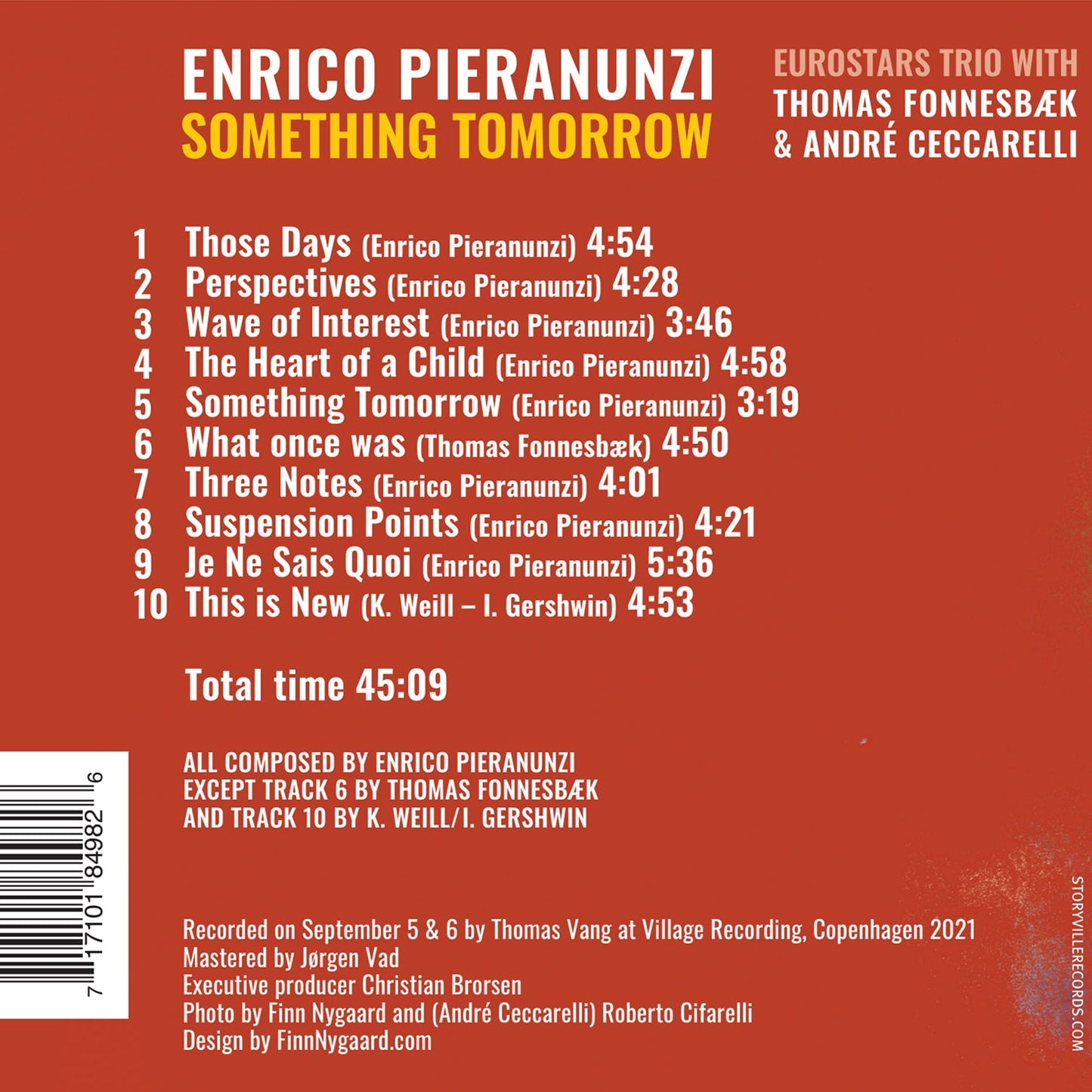 Pieranunzi, Fonnesbaek, Weill & I. Gershwin: Something Tomor