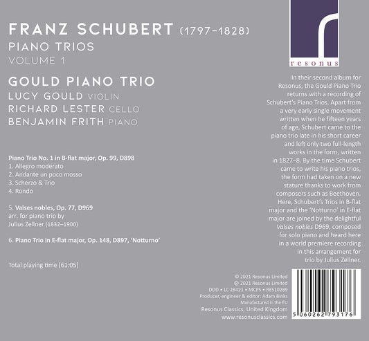 V1: PIANO TRIOS