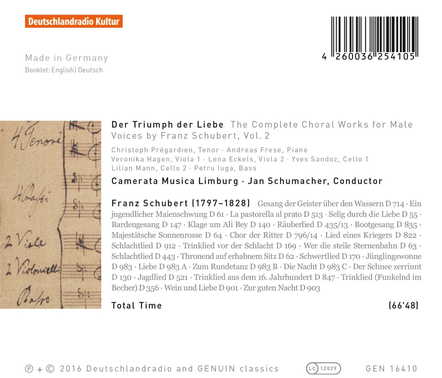 Schubert: Der Triumph der Liebe – The Complete Choral Works