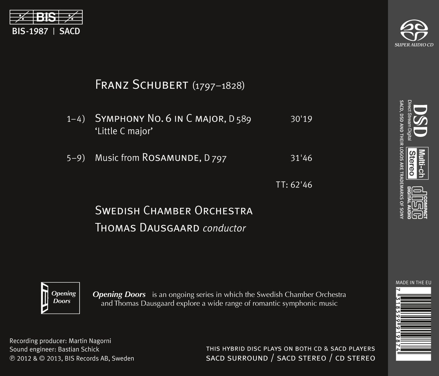 Schubert: Symphony No. 6 - Rosamunde