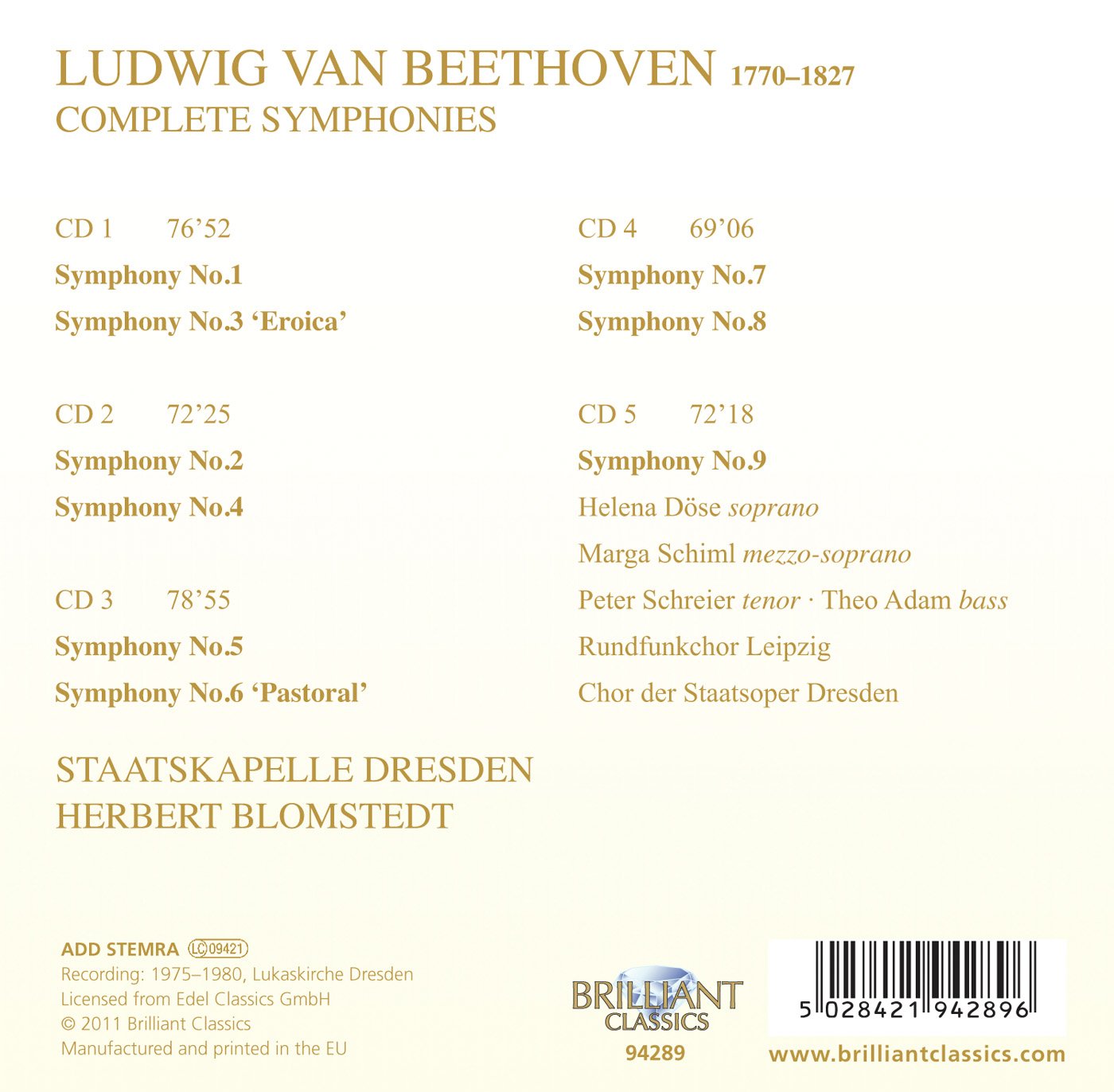 Beethoven: 9 Symphonies