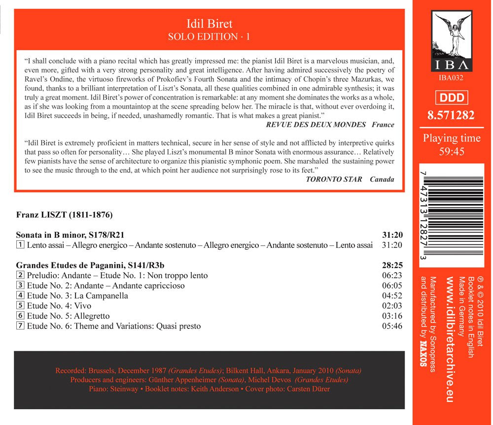 Idil Biret Solo Edition, Vol. 1