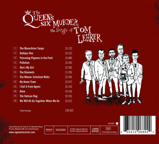 The Queen's Six Murder The Songs Of Tom Lehrer
