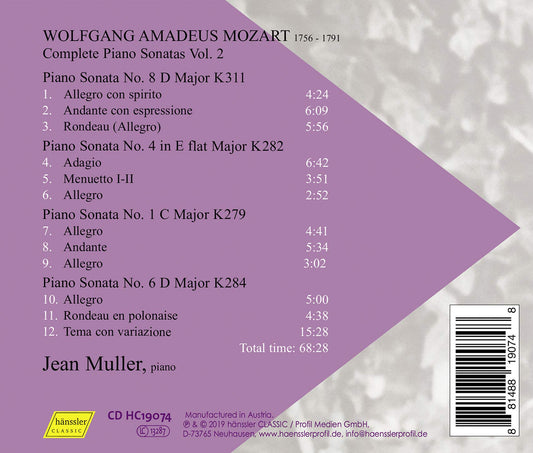 Mozart: Complete Piano Sonatas, Vol. 2