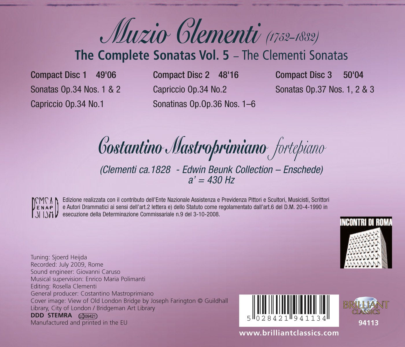 Clementi: Complete Sonatas, Vol. 5