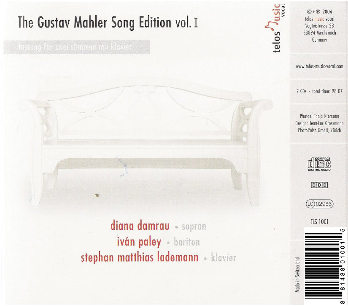The Gustav Mahler Song Edition, Vol. 1