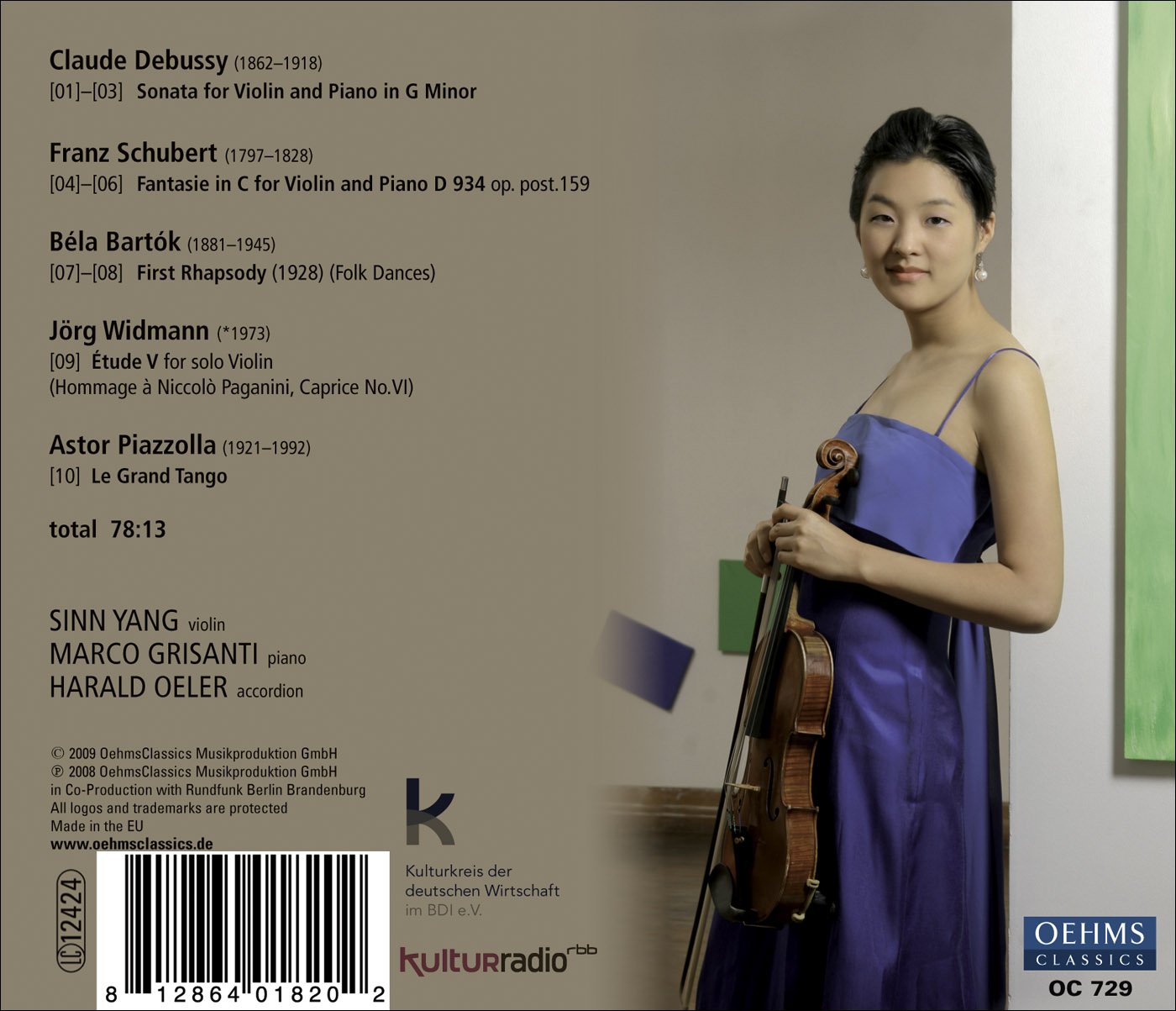 SINN YANG, VIOLIN