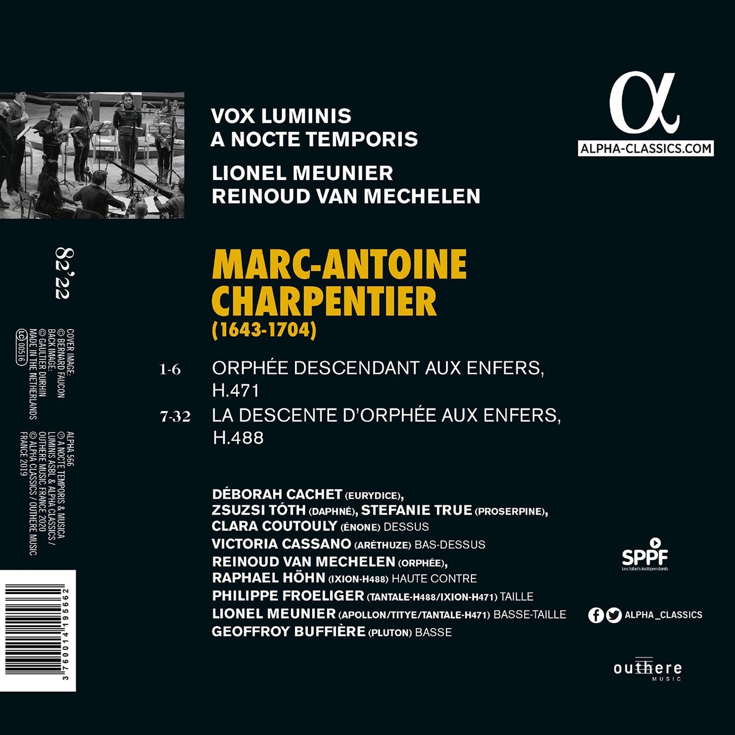 Charpentier: Orphée aux enfers