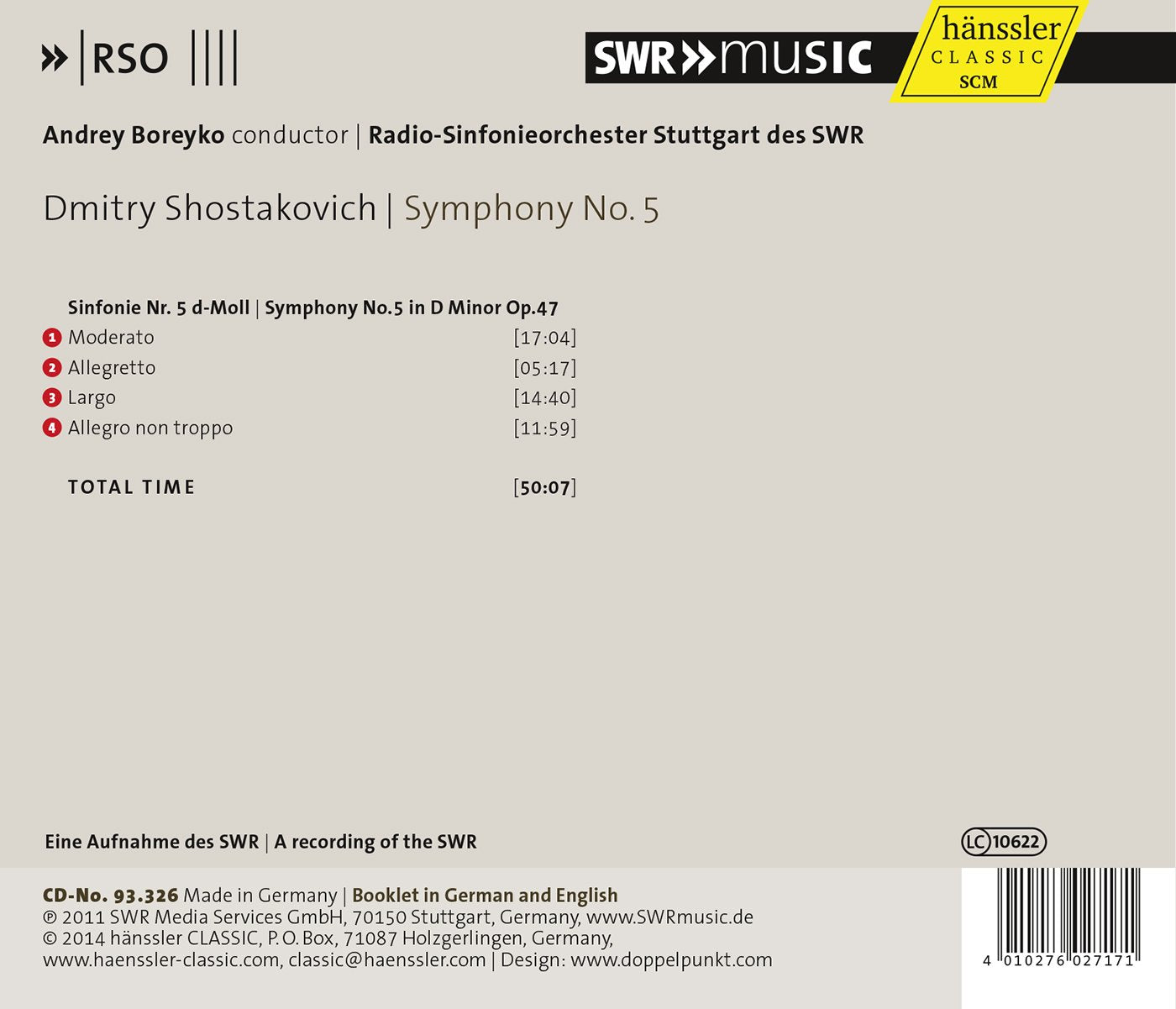 Shostakovich: Symphony No. 5, Op. 47
