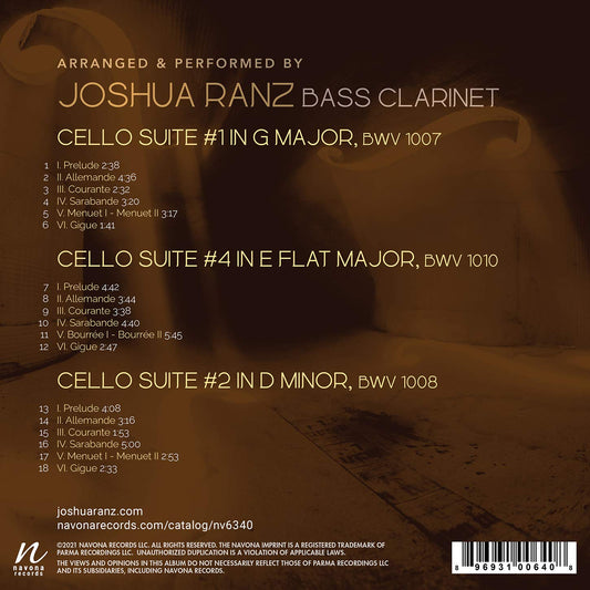 Ranz, J.: Three Cello Suites