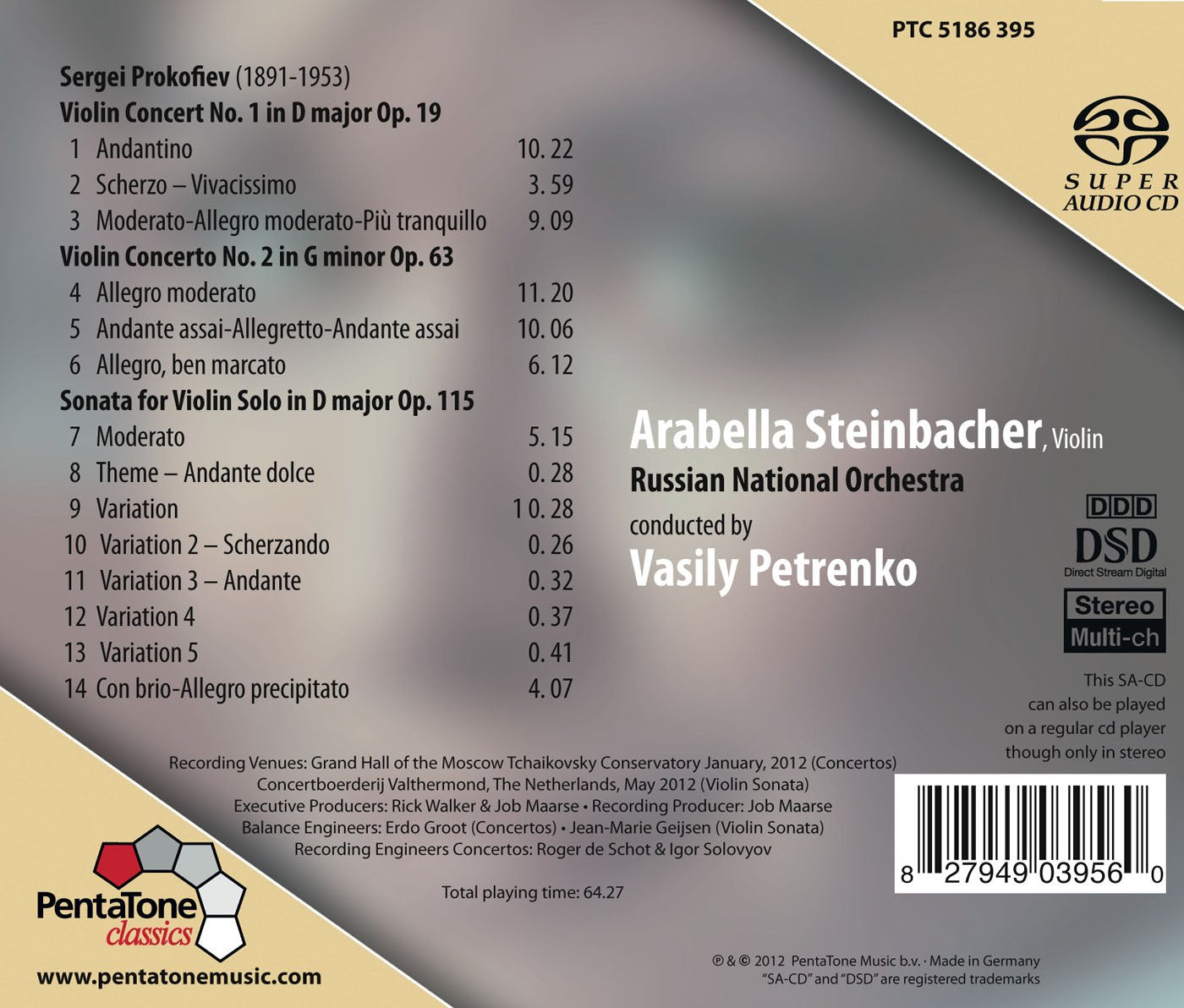 Prokofiev: The 2 Violin Concertos