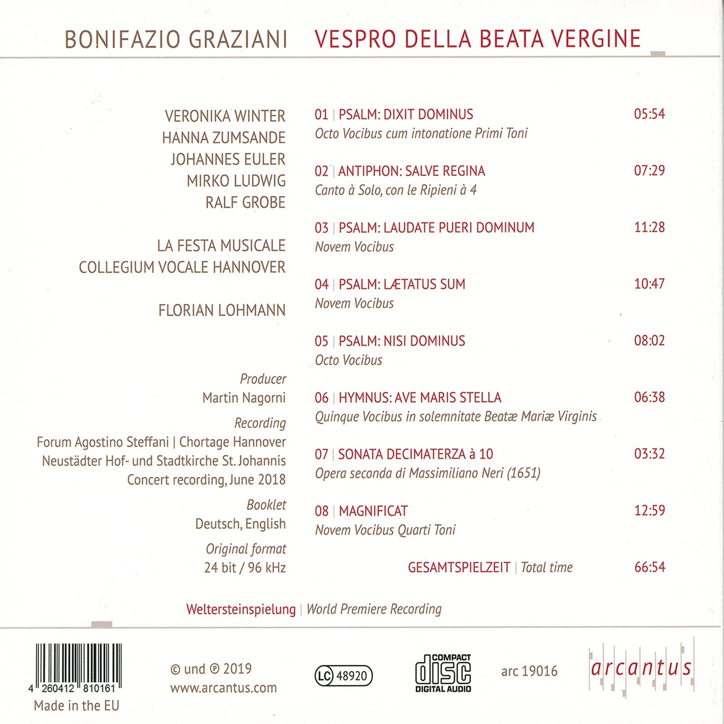 VESPRO DELLA BEATA VERGINE