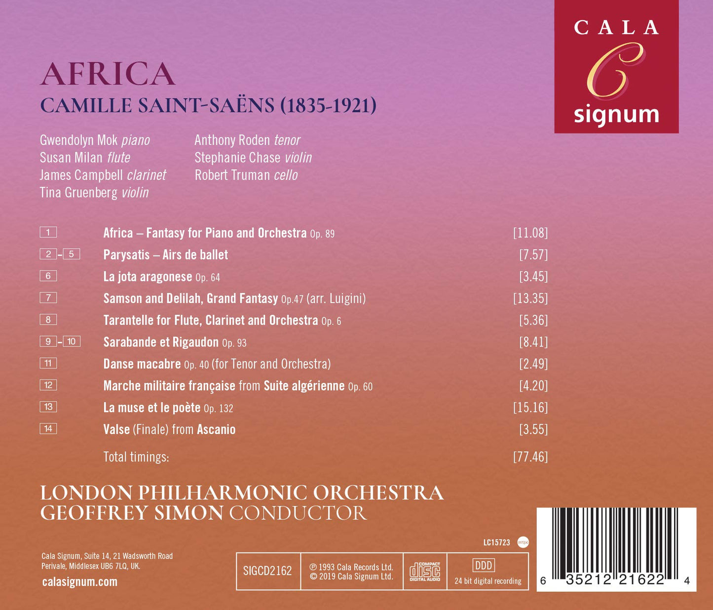 Saint-Saëns: Africa, Op. 89