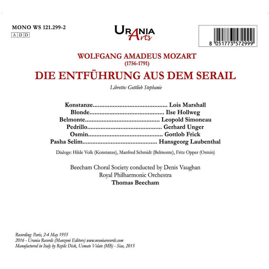 Mozart: Die Entführung aus dem Serail, K. 384