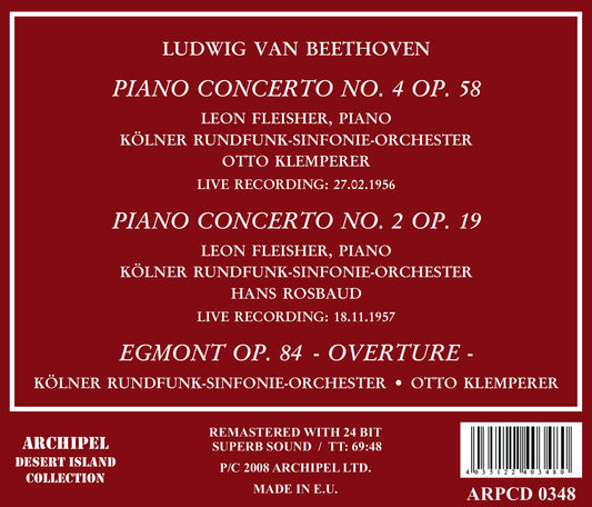 Beethoven: Piano Concertos Nos. 2 & 4