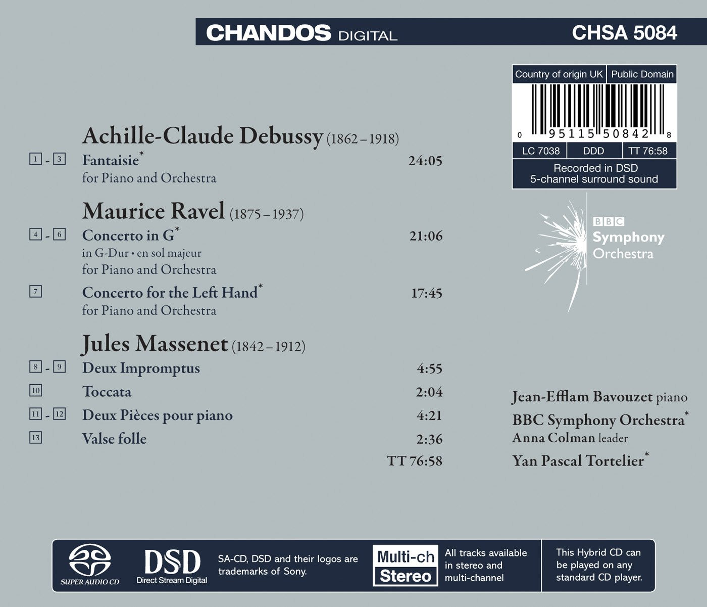 Bavouzet plays Debussy, Ravel & Massenet