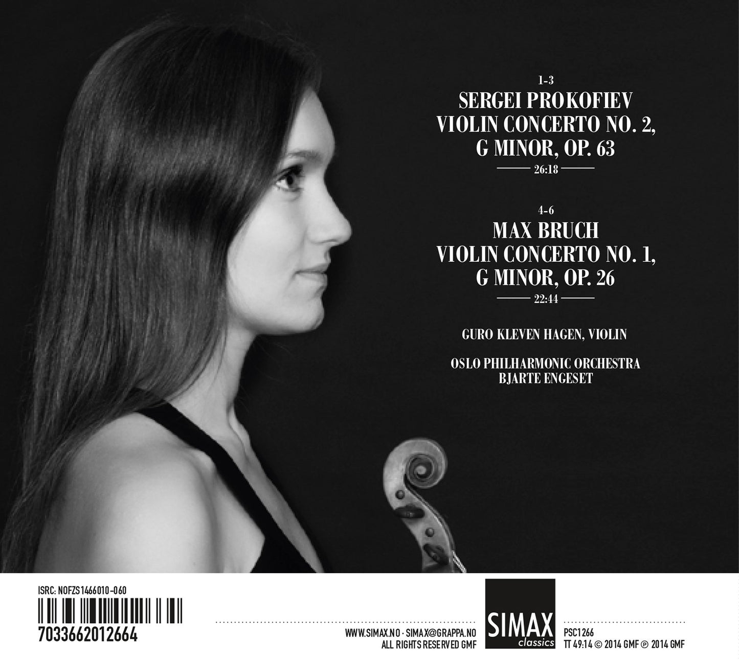 Prokofiev: Violin Concerto No. 2 - Bruch: Violin Concerto No